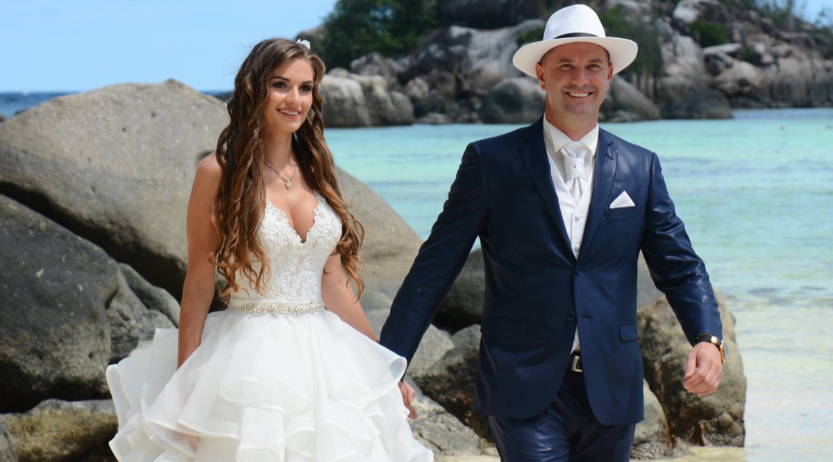 Ignáth András esküvője a Seychelles szigeteken