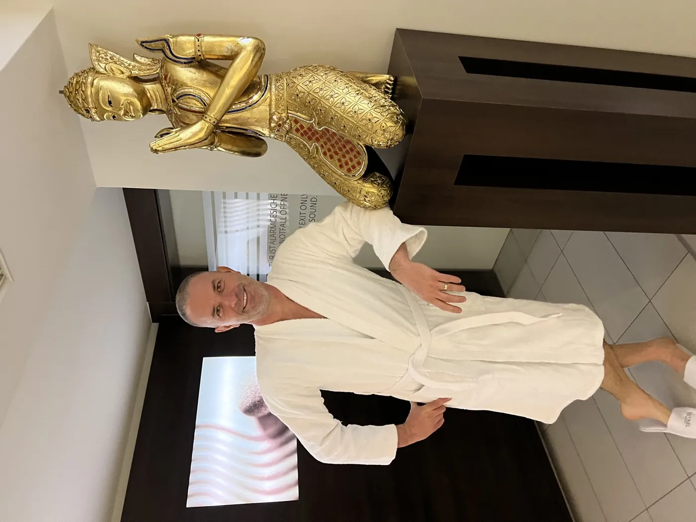 Ignáth András wellnessben pihen